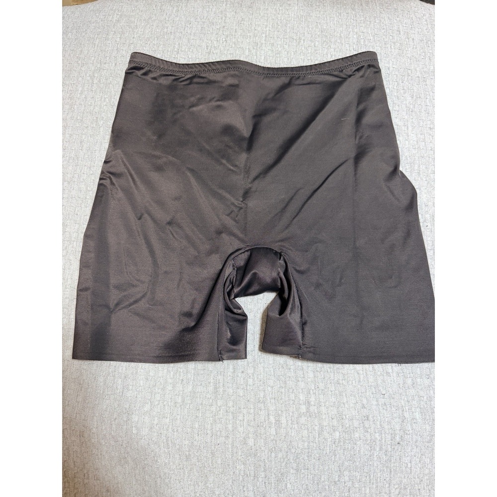 Naomi & Nicole Hi Waist Black Boyshort Firm Control Shapewear Women's Size Med